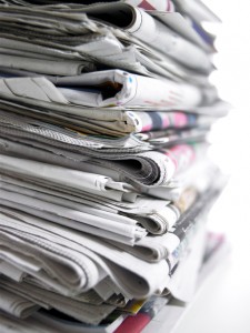 window cleaning newspaper